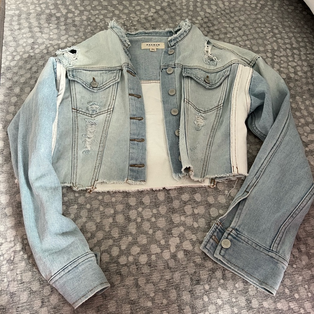 Multi Jean color Jacket Pacsun